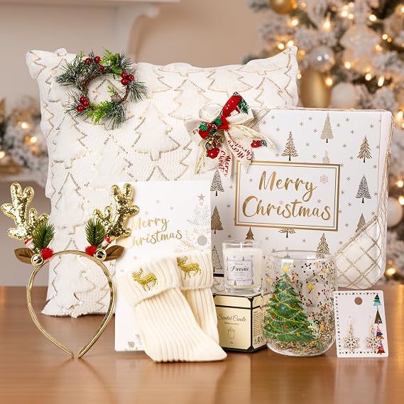 GiftAmaz Christmas Gift for Women, Get Well Gifts Baskets Box for Her