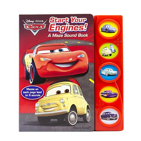 Disney Pixar Cars - Start Your Engine! Maze Sound Book - PI Kids