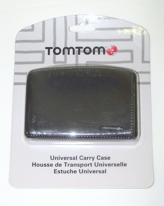 TomTom 4.3" and 5.0" Universal GPS System Carry Case, Black