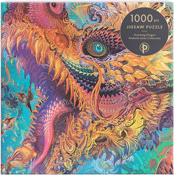 Humming Dragon 1000 Piece Jigsaw Puzzle by Paperblanks (Android Jones Collection)